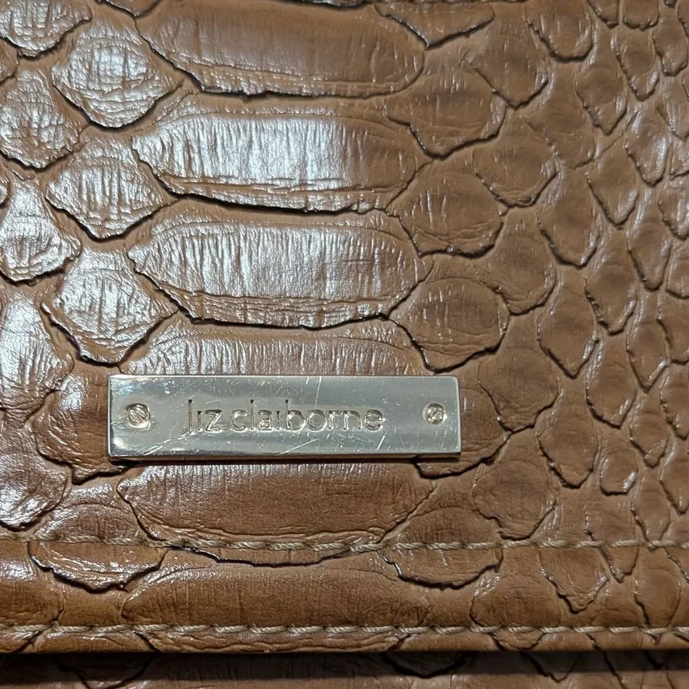 Liz Claiborne Brown Purse Women's Bag All Year Adjustable Strap